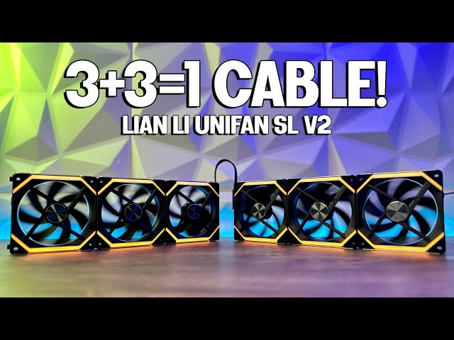 NEW Lian Li UNIFAN SL V2 FANS - Getting Rid of the Cables!