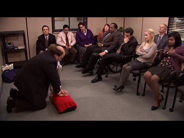 The Office - Kevin doing CPR HD Scene