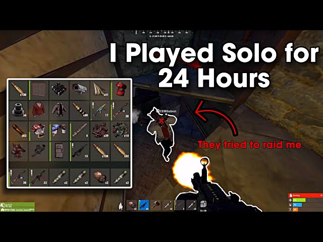 I Played Solo for 24 Hours - Rust Console