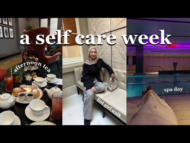 a self care vlog 🤍 relaxing spa day, hot girl walk, getting a facial