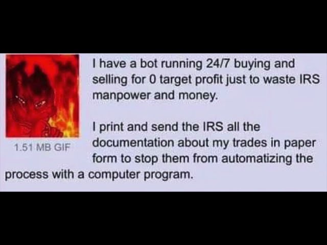 Trolling the IRS with a Trading Bot | 4chan stories