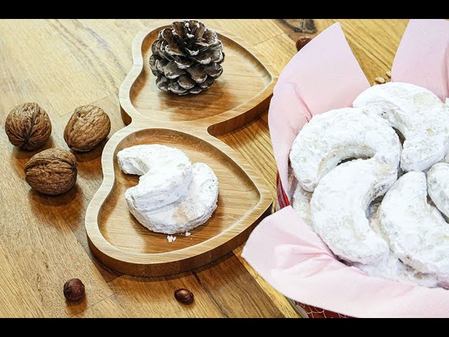 Kavala Almond Cookies - Weihnachtsgebäck - Merry Christmas I Burcu's Kitchen