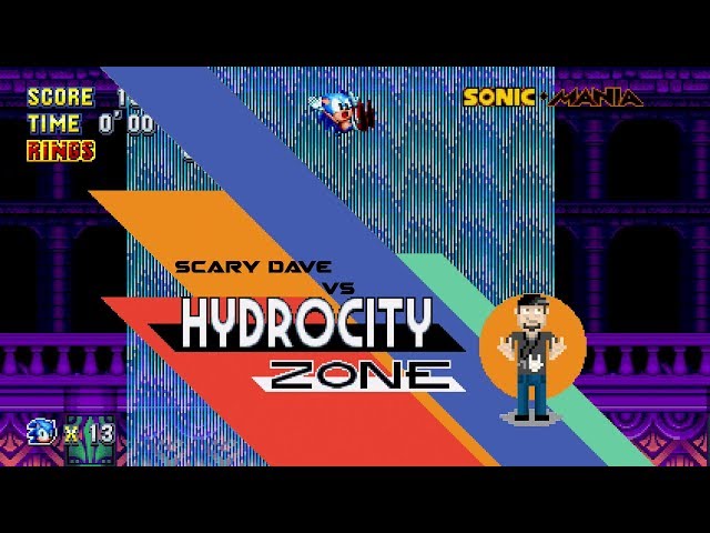 Oh joy, water level and blue sphere... - Sonic Mania Hydrocity Zone