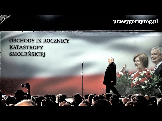 9 rocznica Tragedii Smoleńskiej - J. Kaczyński, M. Merta, A. Duda - wypowiedzi po Marszu Pamięci