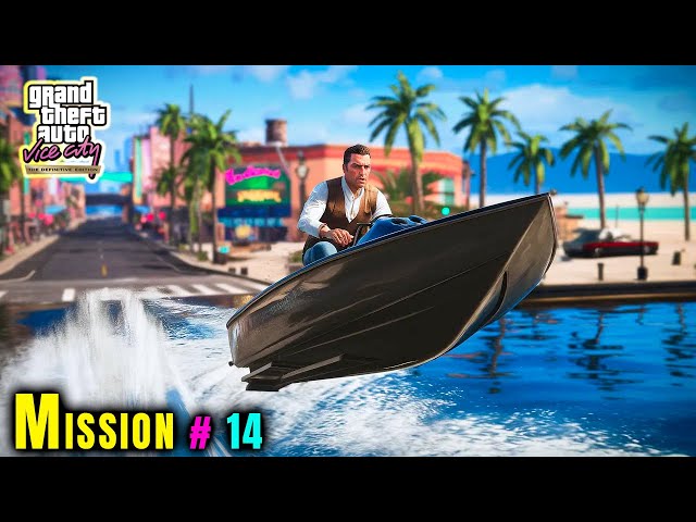 GTA Vice City: The Definitive Edition - Mission#14 STUNT BOAT CHALLENGE & CANNON FODDER