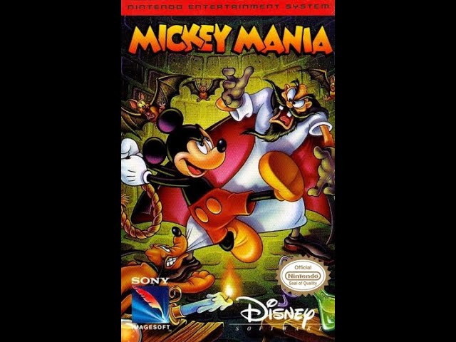 Mickey Mania OST - NES Cover
