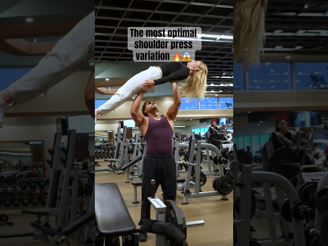 Requirement: Female 👧 🤣 #shoulderpress #funny #optimal #gymhumour #gymbro #gymgirl