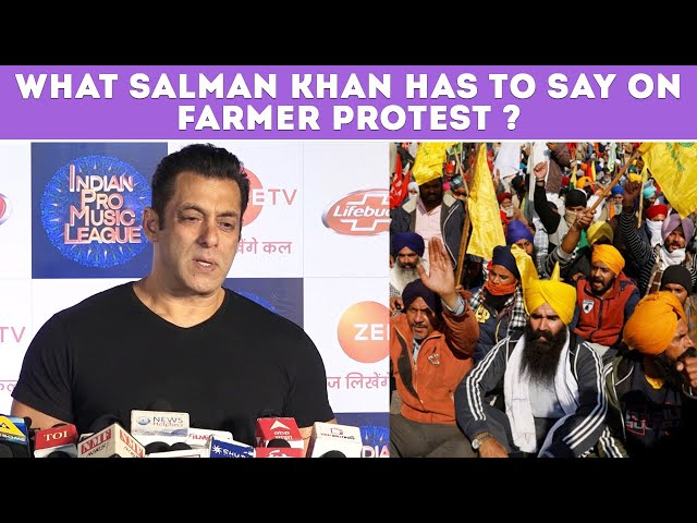 What Salman Khan has to Say on Farmer Protest  | Bollywood Chronicle