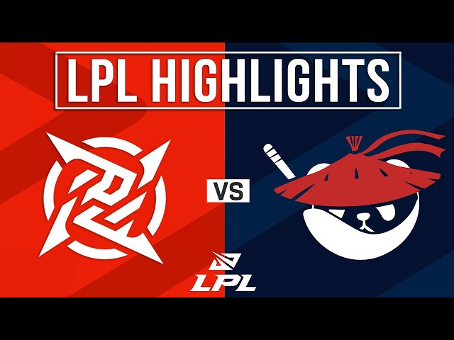 NIP vs AL Highlights ALL GAMES | LPL 2024 Summer | Ninjas In Pyjamas vs Anyone’s Legend