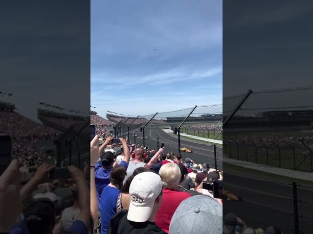 Lap 1 of the 2022 Indianapolis 500 Fan Perspective/View From Stands