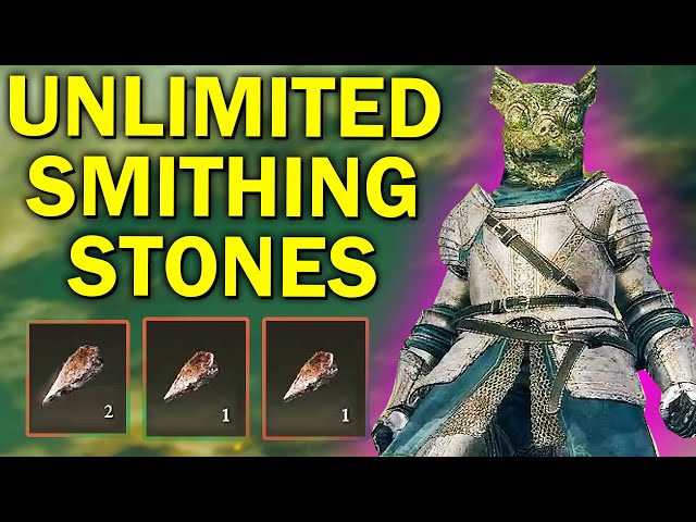 How to get unlimited Smithing Stone [1] and Smithing Stone [2] (full video guide) - Elden Ring