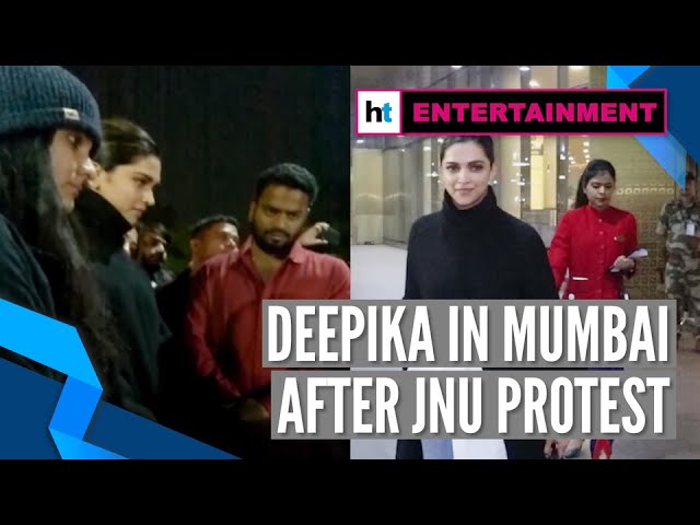 Watch: Deepika Padukone back in Mumbai after JNU protest, Chhapaak promotion