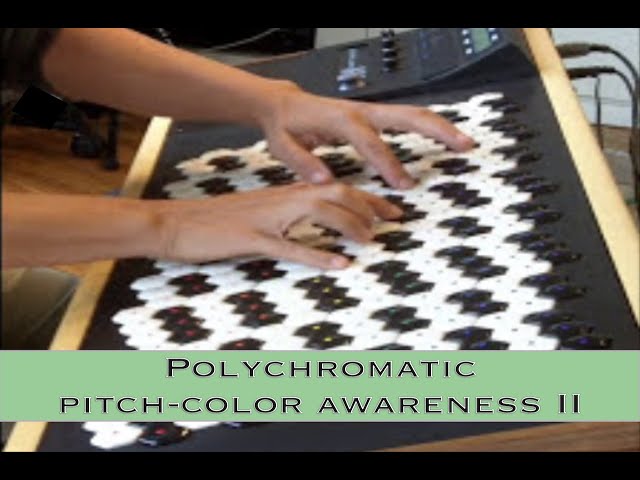 Polychromatic pitch-color awareness: Contrasts - 36, 24 and 12 edo