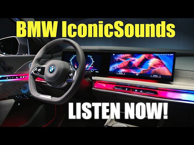 BMW Iconic Sounds Demo - BMW i7 Electric Sound