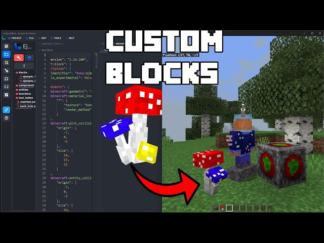 How to create custom Blocks for Minecraft Bedrock Tutorial | Bridge V2