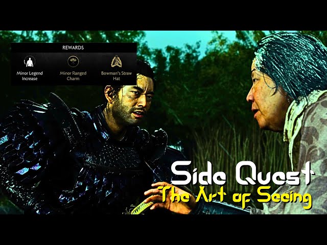 Ghost of Tsushima PC - The Art of Seeing Side Quest Gameplay | 4K