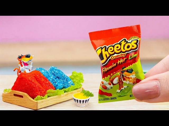 1000+ Amazing Miniature Cheetos Cheese Sandwich Recipe 🧀 Tasty Miniature Food Challenge Recipe