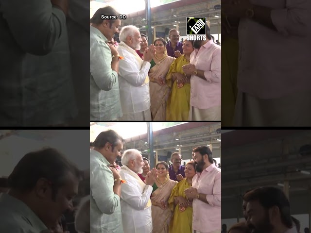 Kerala: PM Modi prays at Guruvayur temple, attends wedding of Suresh Gopi's daughter
