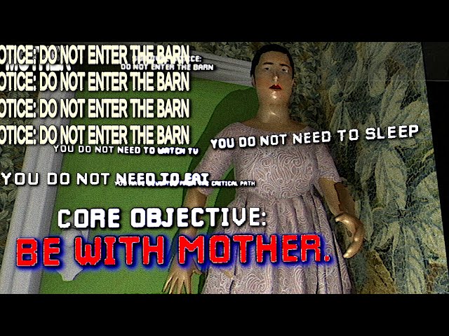DON'T GET MOTHERED Be With Mother don't do it SURVIVE don't LISTEN In This Horror Game