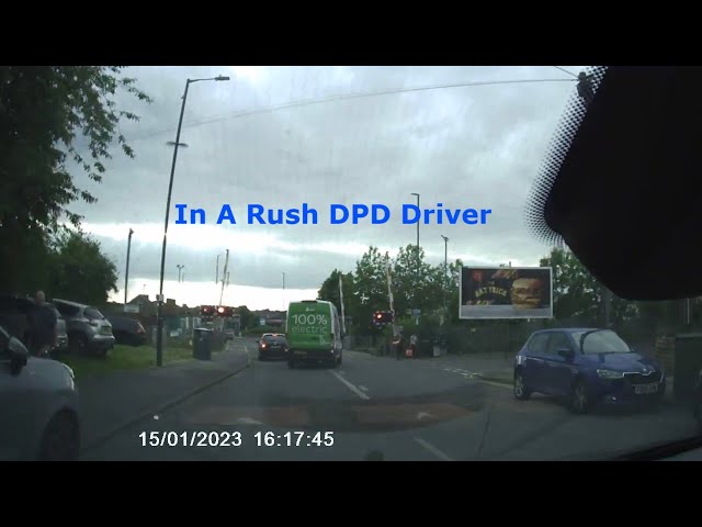 DPD Van Driver Is In A Rush