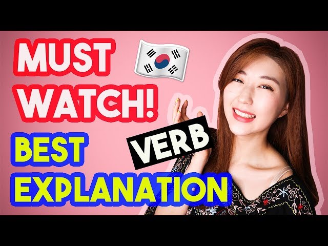 Learn How To Conjugate Korean Verbs [THE BASIC]