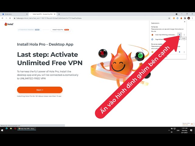 Cách dùng chrome để vượt tường lửa với Hola free VPN