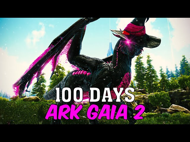 I Spent 100 Days in ARK Gaia 2 Mods of The Gods... Here's What Happened