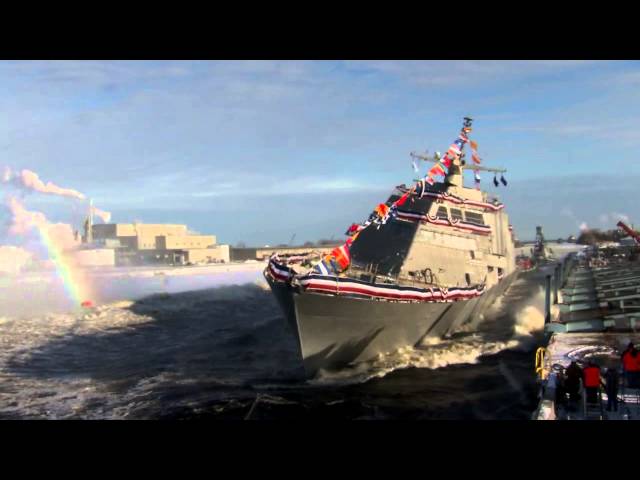Future USS Milwaukee (LCS 5) Launched