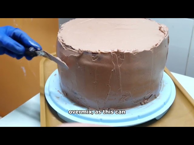 Step-by-step process on how to create a delicious chocolate cake!￼