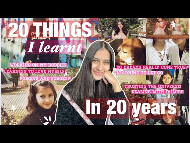 20 THINGS THAT I LEARNT IN 20 YEARS | #mbbs #explore #neet #mbbsstudent