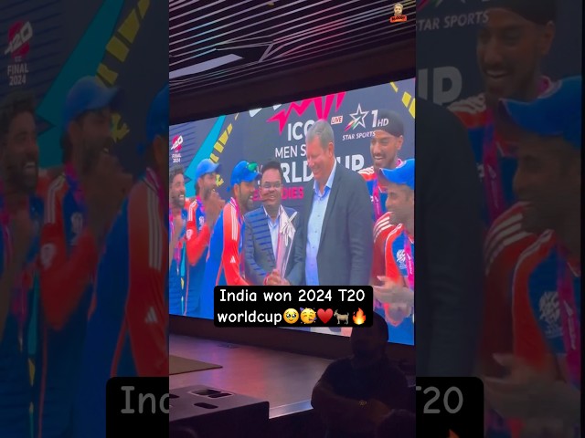 India won their first worldcup after 13years♥️ #india #t20worldcup #t20worldcup2024