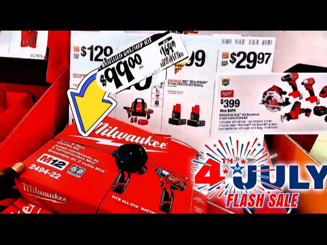 Big Savings On Power Tools This 4th Of July At Home Depot! Dewalt, Ridgid, & Milwaukee Tool Deals
