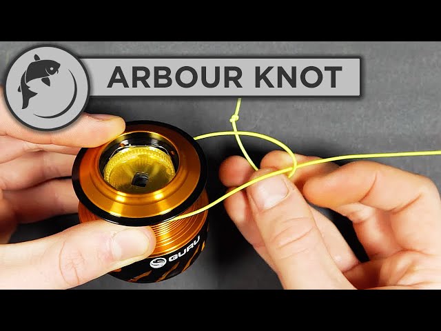 How To Tie The Arbour Knot - Attach line to your spool