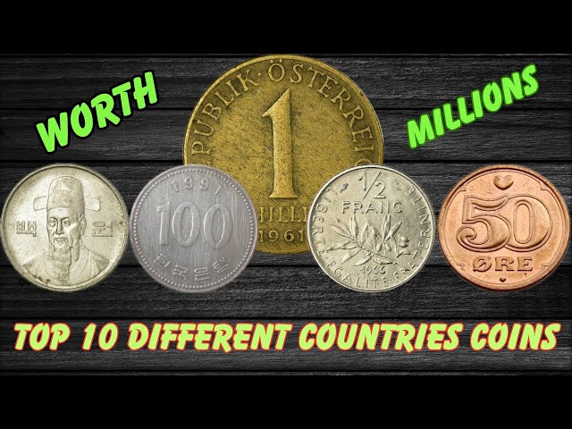 Currency Coins from Different Countries! Rare Coins Worth Millions!