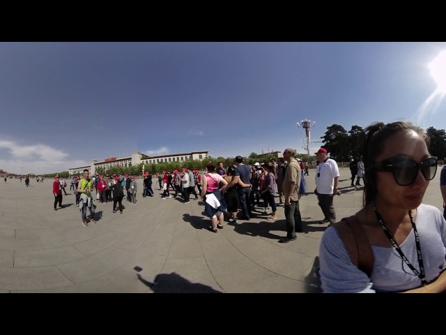 360 3D VR: Exploring Tiananmen Square (Beijing) Watch in 4K!
