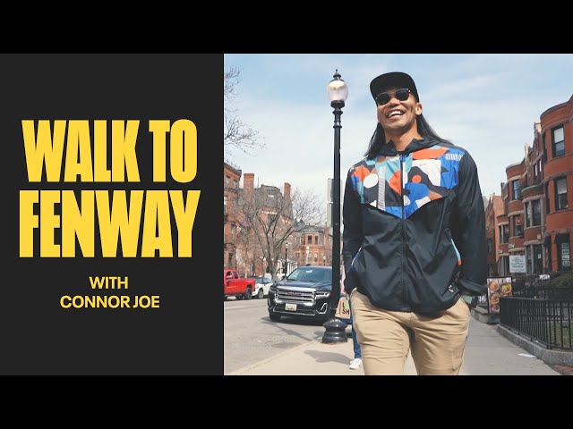 A Walk to Fenway Park with Connor Joe | Pittsburgh Pirates
