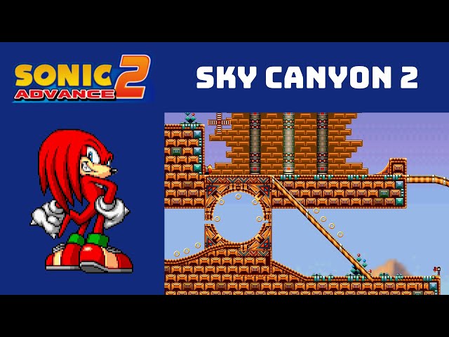 Sonic Advance 2 - Sky Canyon 2 (Knuckles) in 0:49:50