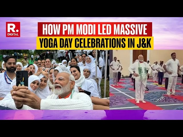 Over 7,000 Kashmiris Join PM Narendra Modi As He Leads Yoga Day Celebrations In Srinagar | Details