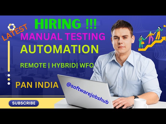HIRING ALERT !!! Software Testing Jobs || Manual || Automation | REMOTE | HYBRID | WFO #qajobs