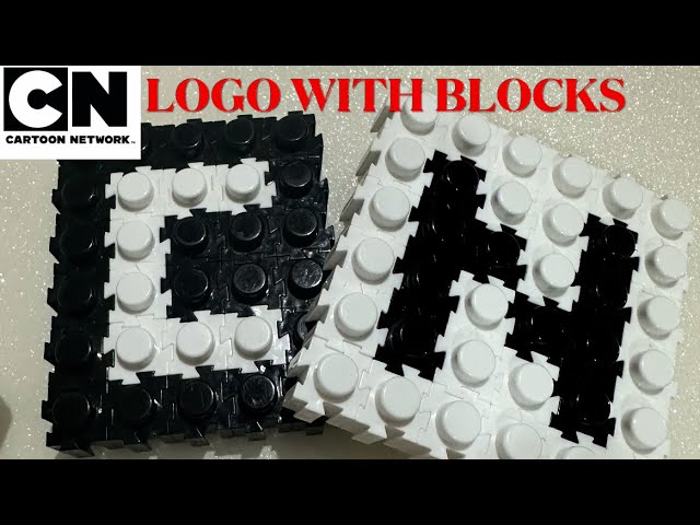 Blocks for kids|Cartoon Network logo with blocks|easy blocks logo design#buildingblocks #logos #kids