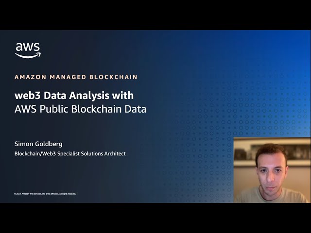 Uncovering insights from public blockchain data on AWS | Amazon Web Services