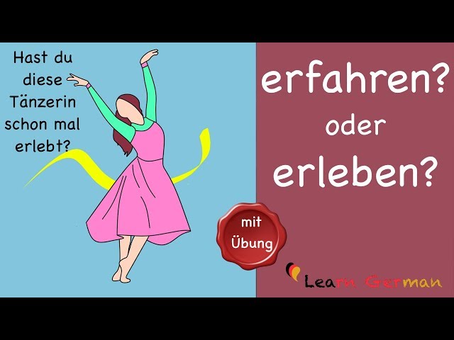 Learn German | Common Mistakes in German | erfahren oder erleben | A2 | B1