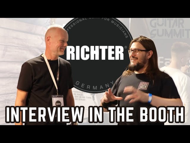 Guitar Summit 2023 | Richter Straps & Strings Interview In The Booth