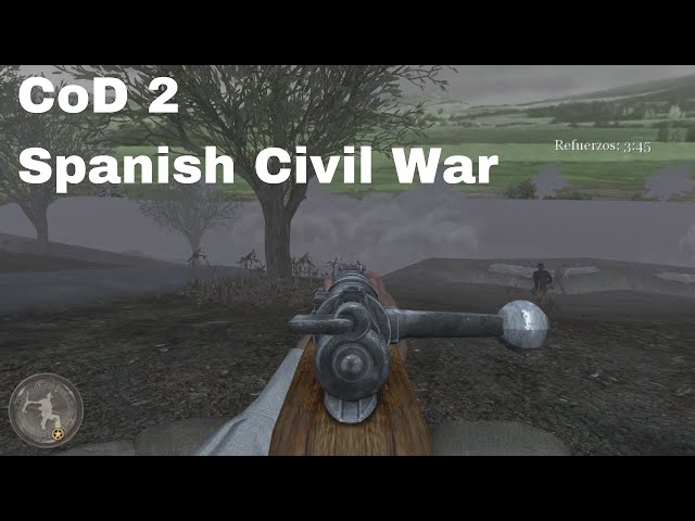 Call of Duty 2 - Spanish Civil War Mod - Veteran - Mission 8 - Suicide Hill (Audio Issues)