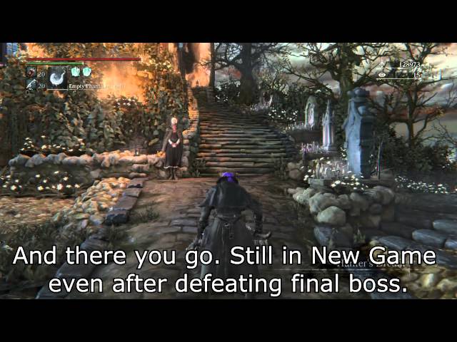 Bloodborne: Bold Skip (Stay in NG after killing final boss) Works on latest version