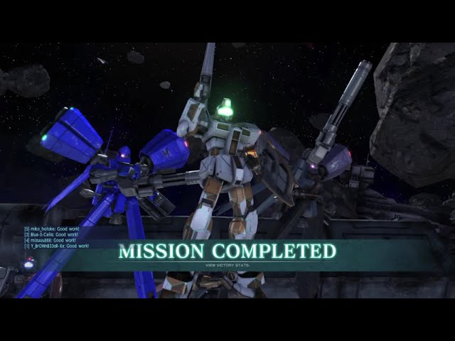 Gundam Battle Operation 2 -GBO 2- Space battle - lvl 1 GM Command Space Type