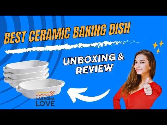 Bruntmor 9x5 Inch Ceramic Baking Dish - Unboxing & Review