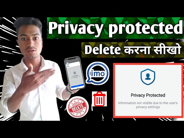 Delete privacy protected करना सीखो !// imo privacy protected ko delete kaise kare// imo privacy