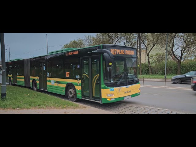 Poland, Szczecin, bus 107 ride from Sczanieckiej to Matejki +walk