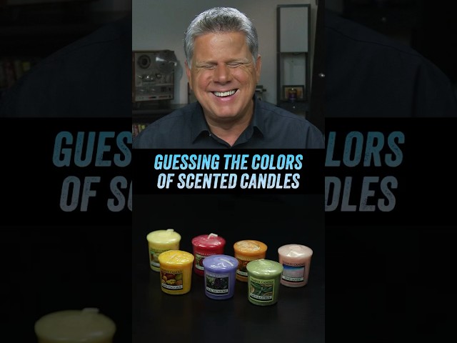 Blind Person Tries To Identify The Colors of Scented Candles - Round 1